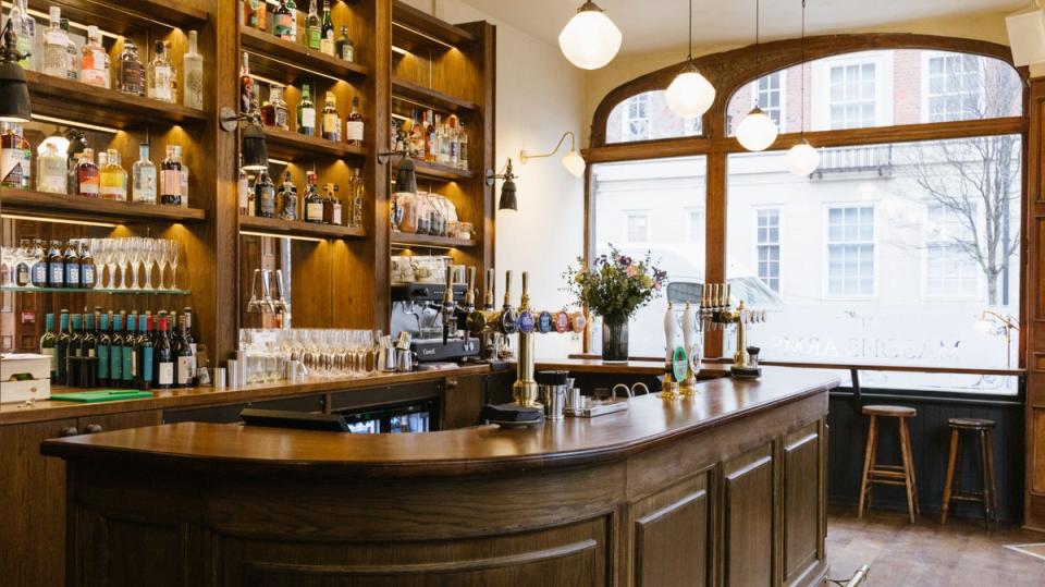 Inside the Lucky Saint in Marylebone, where a third of the drinks menu is alcohol free (Lucky Saint)