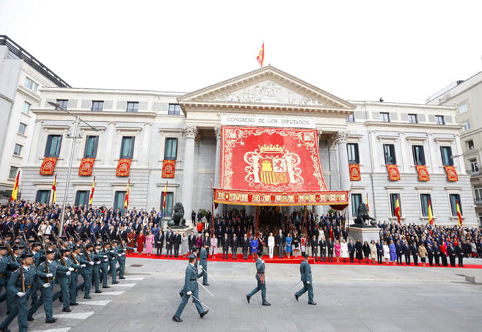 La ceremonia de recibimiento a la princesa de Asturias por su 18º cumpleaños