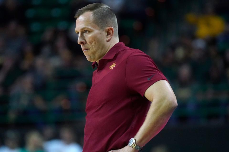 Iowa State coach T.J. Otzelberger ponders his next strategical move. He's a master recruiter, and he's proving to be a very good head coach, too.