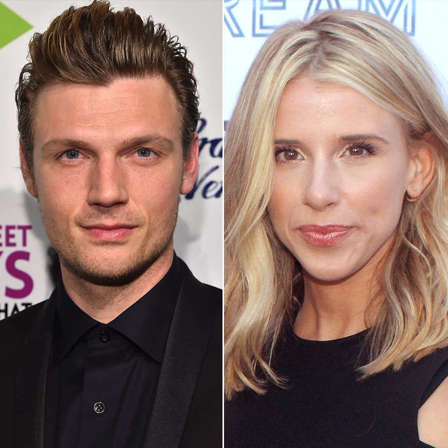 Nick Carter and Melissa Schuman