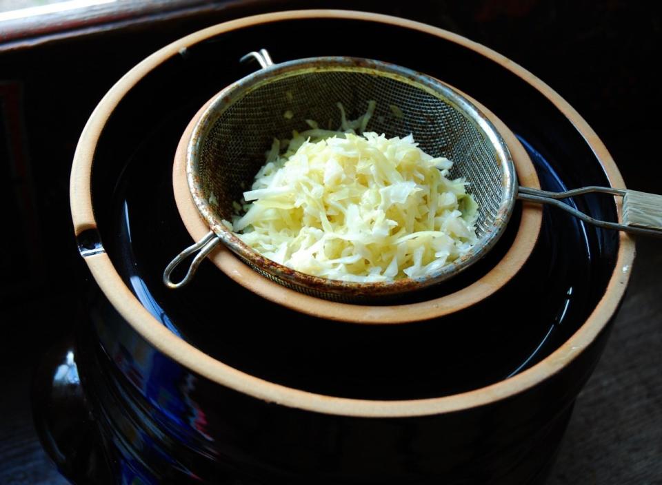 <strong>Get the <a href="http://food52.com/recipes/5628-lacto-fermented-sauerkraut">Lacto-Fermented Sauerkraut recipe from Food52</a></strong>