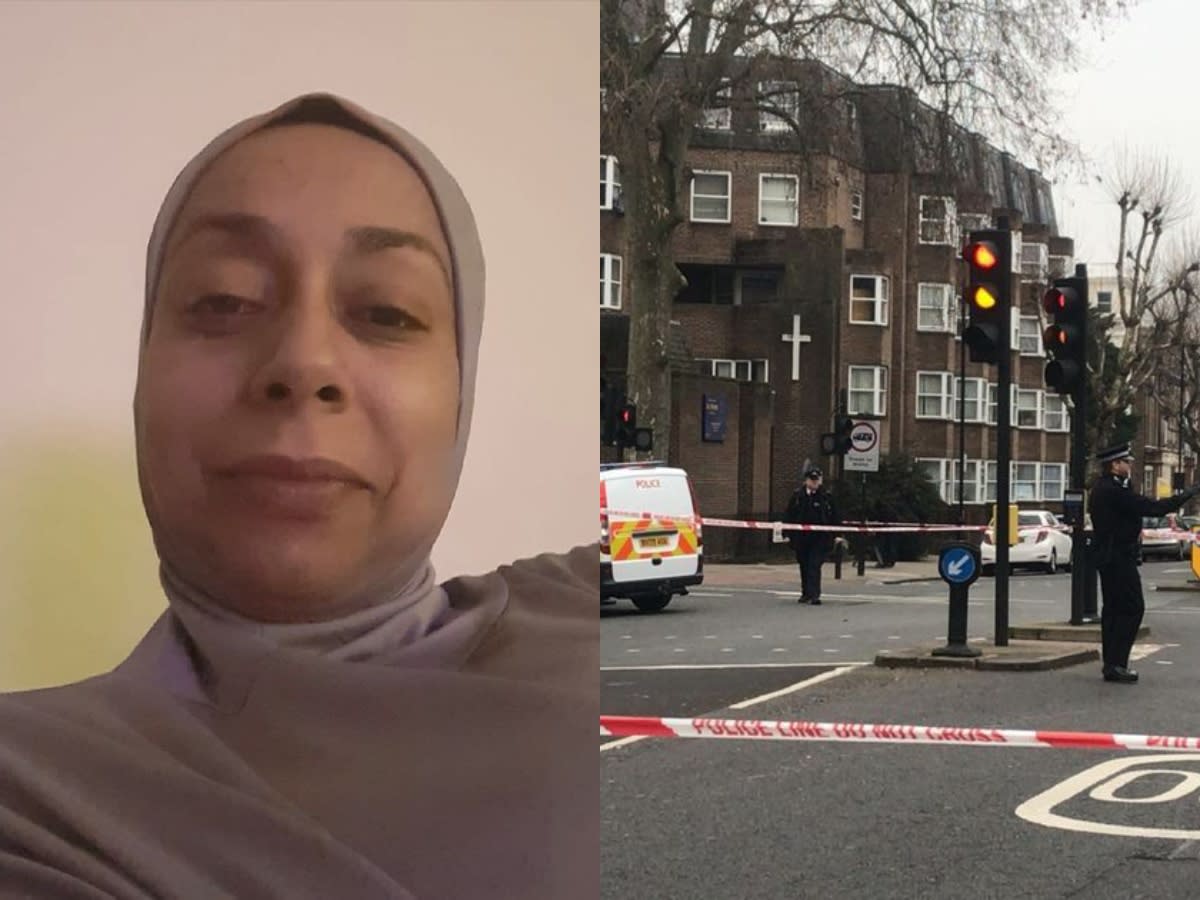 Yasmin Chkaifi, 43, was knifed by a former partner in west London. (SWNS)