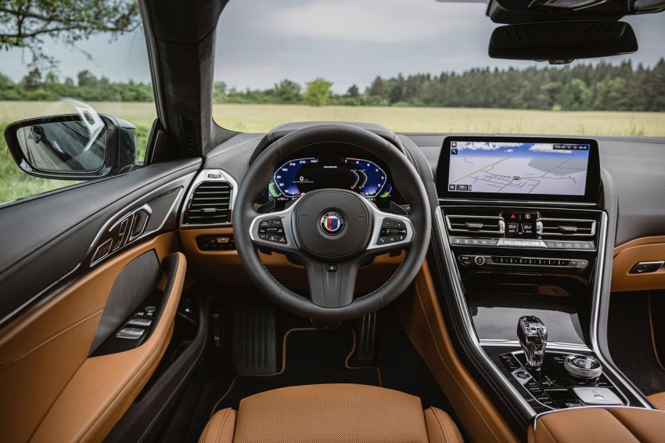 2025 bmw 8 series alpina b8 gran coupe interior