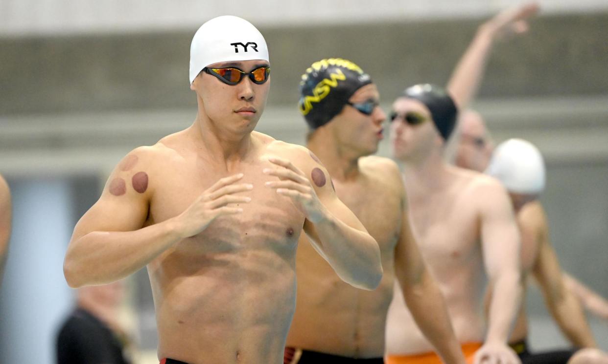 <span>Will Yang of Australia at the Sydney Open swimming meet.</span><span>Photograph: Delly Carr</span>