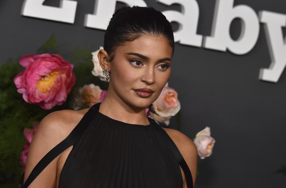 Kylie Jenner arrives at the 2022 Baby2Baby Gala at the Pacific Design Center in West Hollywood, CA on Saturday, November 12, 2022 (Photo by Jordan Strauss/Invision/AP).