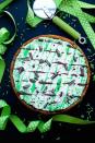 <p>Half a cup of Baileys Coffee Cream adds just a little something extra to this addictive, super-shareable dessert.</p><p>Get the <strong><a href="https://grandbaby-cakes.com/st-patricks-day-dessert-pizza/" rel="nofollow noopener" target="_blank" data-ylk="slk:St. Patrick's Day Dessert Pizza recipe;elm:context_link;itc:0;sec:content-canvas" class="link ">St. Patrick's Day Dessert Pizza recipe</a> </strong>from Grandbaby Cakes. </p>