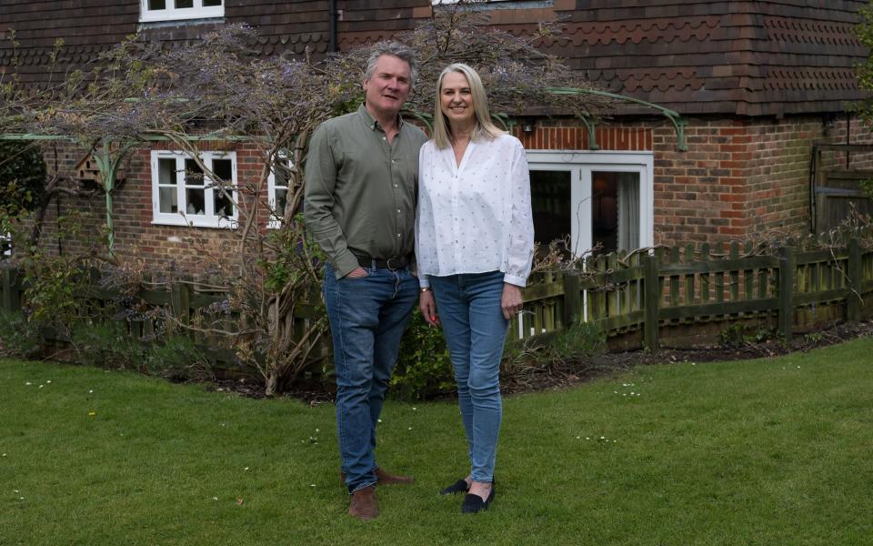 Steve and Liz Pearce who live in the South Downs National Park in Sussex