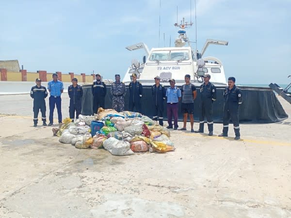 Indian Coast Guard seizes two tonnes of sea cucumber worth Rs 8 cr in TN's Mandapam