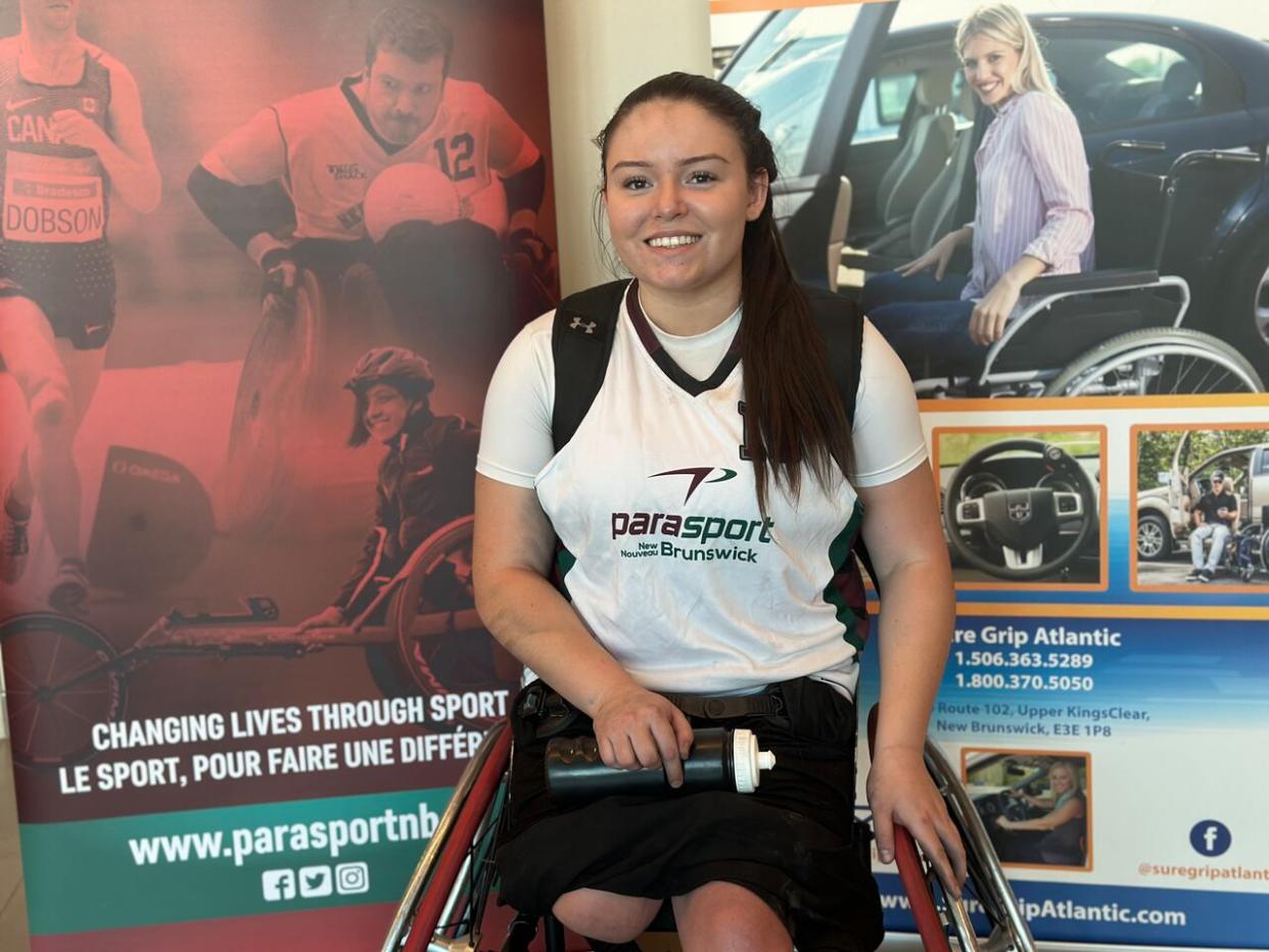 Desiree Isaac Pictou of Ugpi'ganjig (Eel River Bar First Nation) started playing wheelchair basketball in 2022. (Prapti Bamaniya/CBC - image credit)