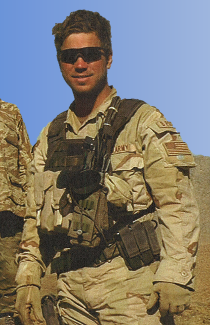 Corey Russ in the spring of 2004 in Musa Qula, Afghanistan, while working with Afghan Security Forces.