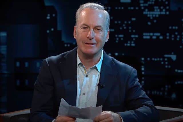 <p>ABC</p> Bob Odenkirk on 'Jimmy Kimmel Live'