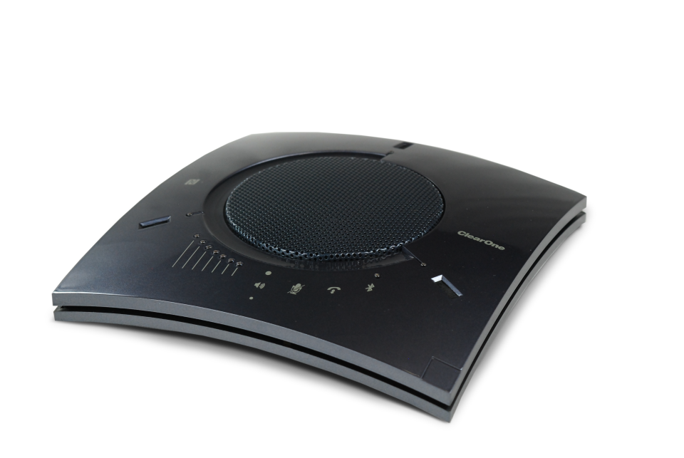 A ClearOne Chat150 speakerphone.