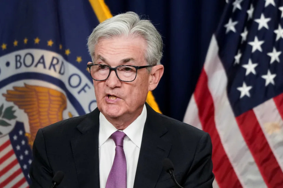 Federal Reserve Board Chairman Jerome Powell speaks during a news conference following a two-day meeting of the Federal Open Market Committee (FOMC) in Washington, U.S., July 27, 2022. REUTERS/Elizabeth Frantz