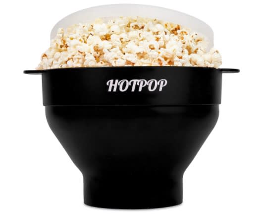 The Original Hotpop Popcorn Popper Fábrica para hacer palomitas de maíz, tazón plegable sin BPA y apto para lavavajillas/Amazon.com.mx