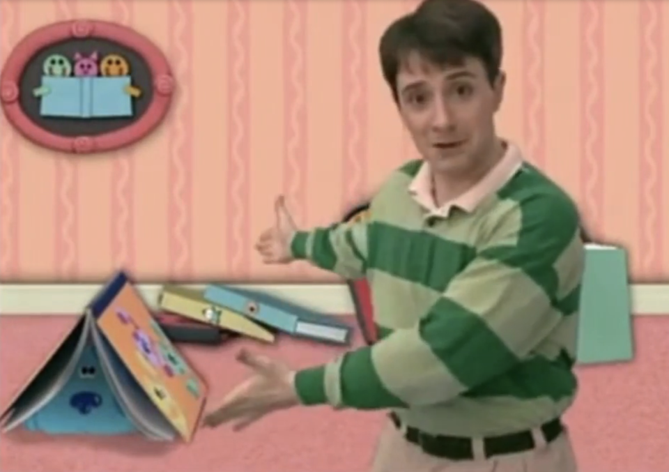 Steve Burns on Blue's Clues