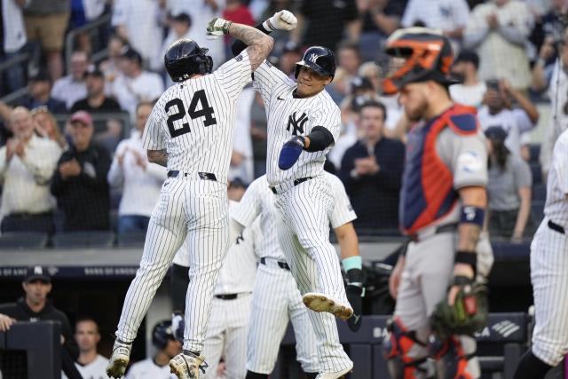 Verdugo powers Yankees to 10-3 blowout against Verlander and Astros - Yahoo  Sports
