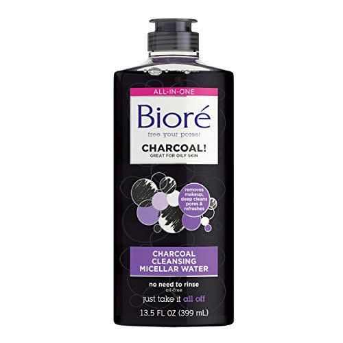3) Bioré Charcoal Cleaning Micellar Water