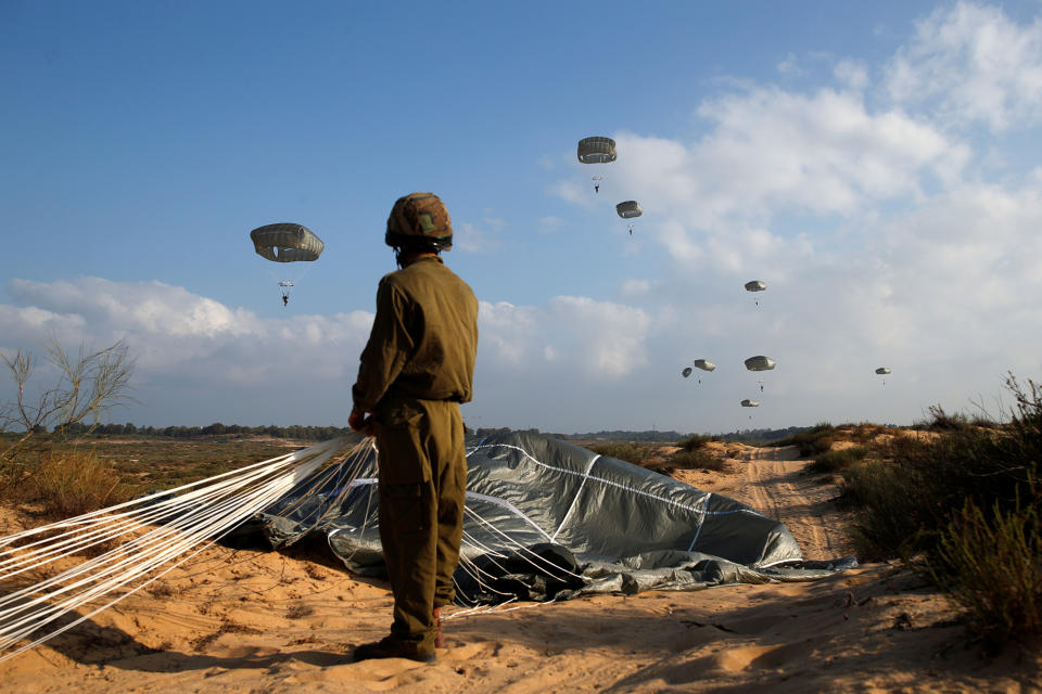 Military exercise near Tel Aviv