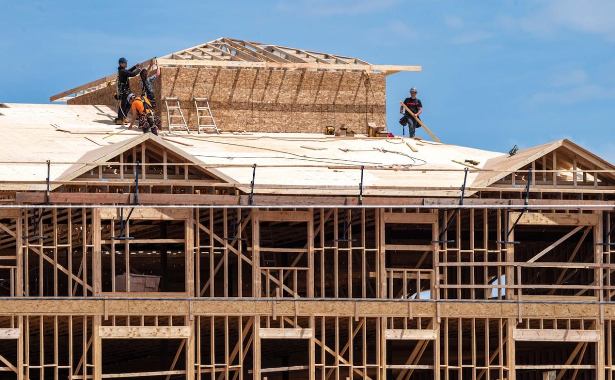 Fredericton is getting $10.3 million from the federal government to help spur the creation of more housing in the city. The money is part of Ottawa's national $4-billion Housing Accelerator Fund. (Brian McInnis/CBC - image credit)