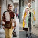 <p>Einer der beliebtesten Streetstyles in Stockholm ist bunter Fake-Fur. Je knalliger die Farben oder wilder das Muster, desto besser. (Bilder: Getty Images) </p>