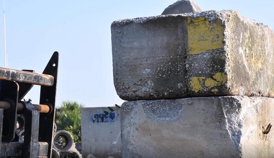 This transport will help marine life in habitats off the coast of eastern Florida.