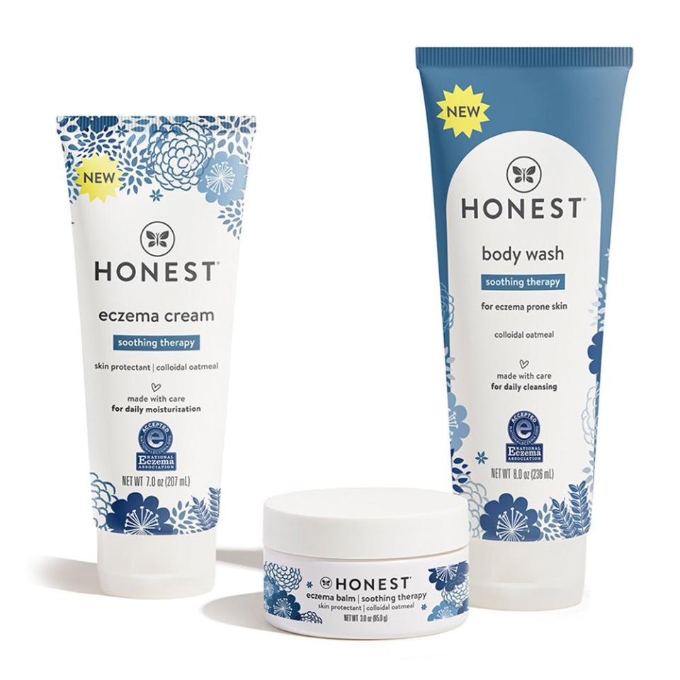 <p><a href="https://go.redirectingat.com?id=74968X1596630&url=https%3A%2F%2Fwww.honest.com%2Fpersonal-care-products%2Fskin-soothing-eczema-kit%2FH00254ECK0000S.html&sref=https%3A%2F%2Fwww.bestproducts.com%2Fbeauty%2Fg267%2Fbody-and-bath-gift-sets-for-women%2F" rel="nofollow noopener" target="_blank" data-ylk="slk:Shop Now;elm:context_link;itc:0;sec:content-canvas" class="link ">Shop Now</a></p><p>Skin-Soothing Eczema Kit</p><p>honest.com</p><p>$41.99</p>