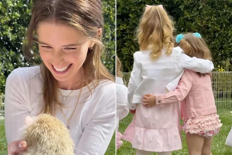 <p>Katherine Schwarzenegger/Instagram</p> Katherine Schwarzenegger celebrates Easter with her daughters