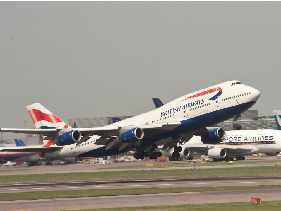 British Airways Boeing 747 400