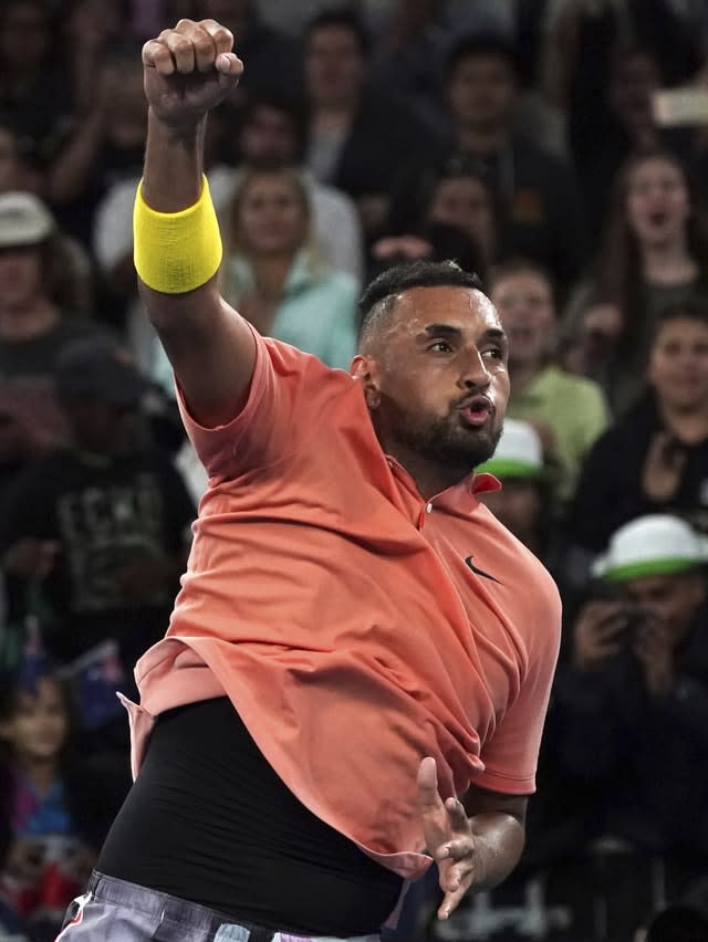 Nick Kyrgios will hope to be celebrating again