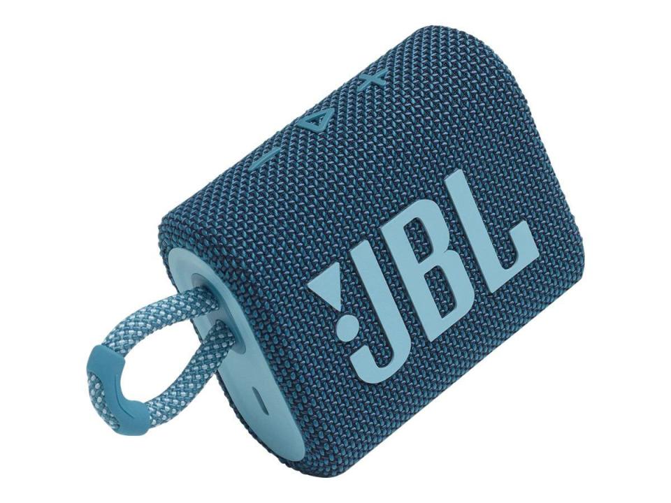 45) JBL Portable Bluetooth Speaker, Blue, Go 3