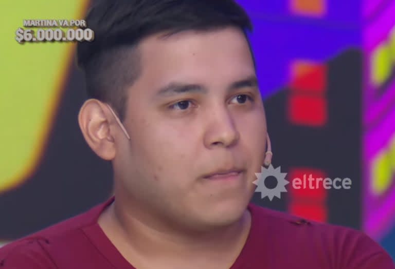 Marco tiene 25 años, estudia abogacía y trabaja en una pizzería (Foto: Captura de TV / eltrece)