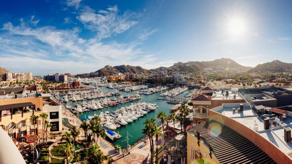 cabo san lucas aerial view