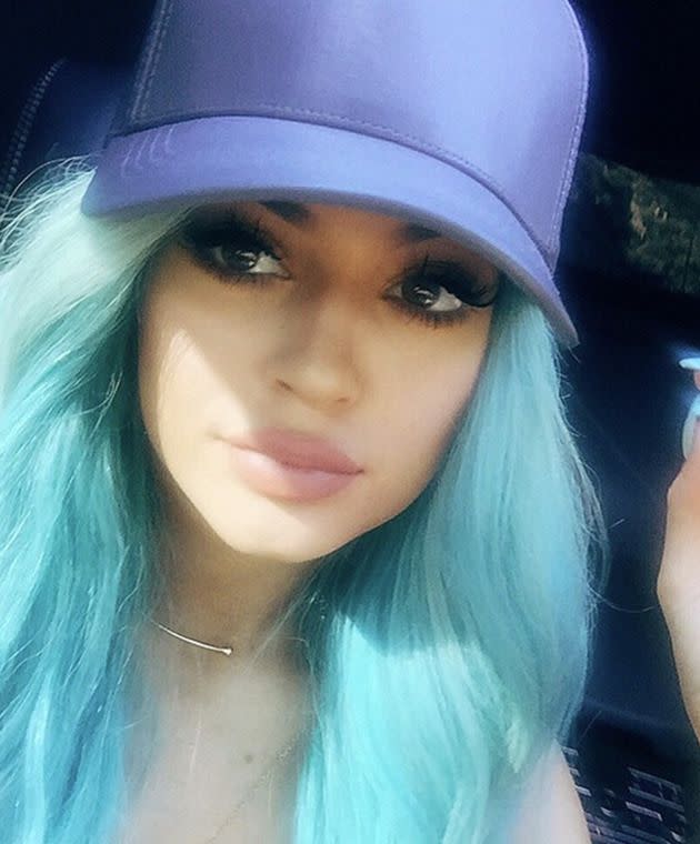 Kylie Jenner's lips sparked the hashtag #kyliejennerchallenge. Photo: instagram.com/kyliejenner.