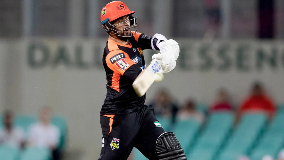 Fawad Ahmed, pictured here in action for the Perth Scorchers.