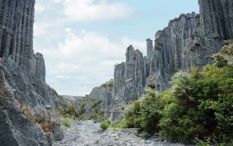 Putangirua Pinnacles – aka Path of the Dead - Credit: alamy