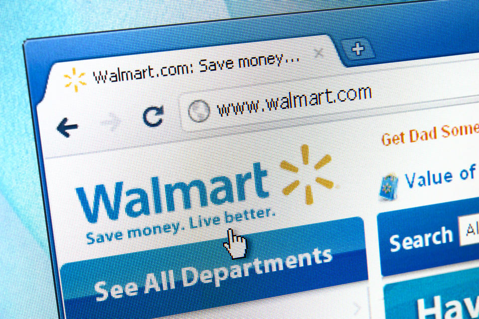 La página web de Walmart está ganando fuerza como motor de ventas de la compañía. Foto: Getty Images. 