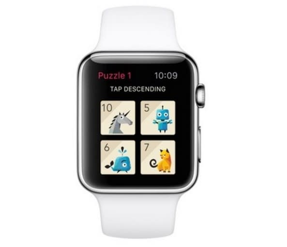 ▲原先在iPhone上的〝Rules！〞遊戲，現在也登上Apple Watch。