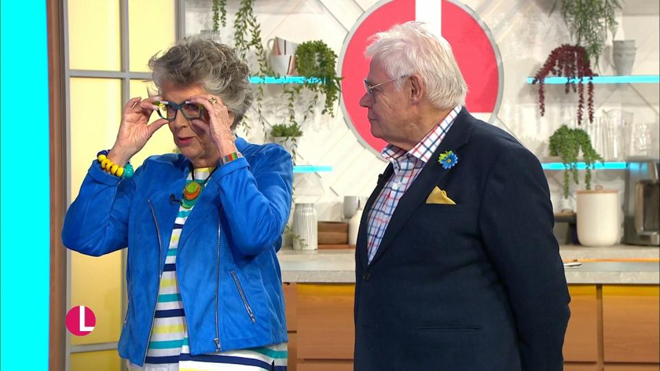 dame prue leith and husband john playfair on lorraine