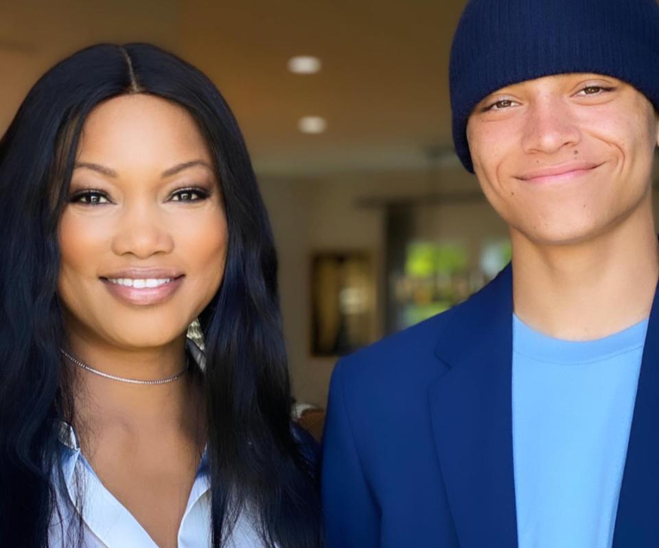 Garcelle Beauvais and her son