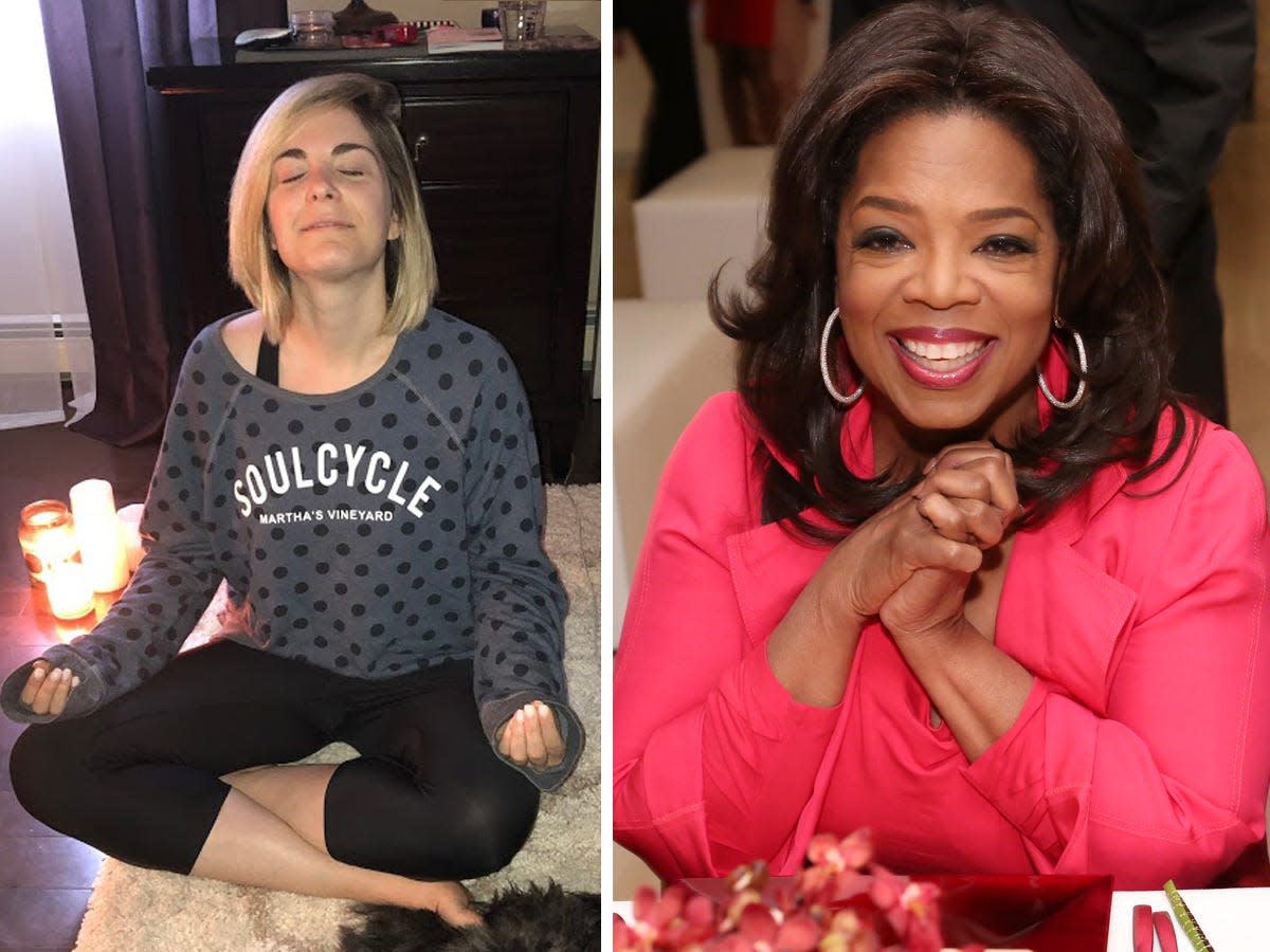 oprah morning routine