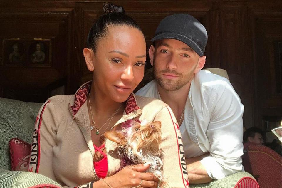 <p>Mel B/Instagram</p> Mel B and Rory McPhee