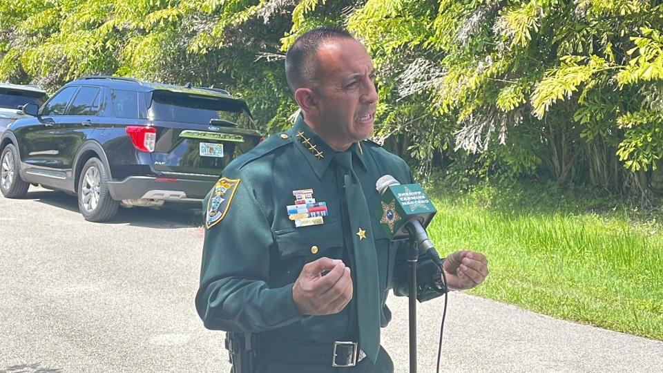 Lee County Sheriff Carmine Marceno said that two people out for a walk Monday morning discovered a dead body along Sophomore Lane in south Fort Myers sparking a homicide investigation by the Sheriff's Office.