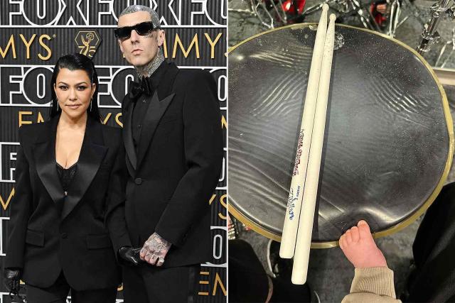 Kourtney Kardashian and Travis Barker's Son Rocky Makes Sweet Cameo in  Blink-182 Rocker's Tour Post