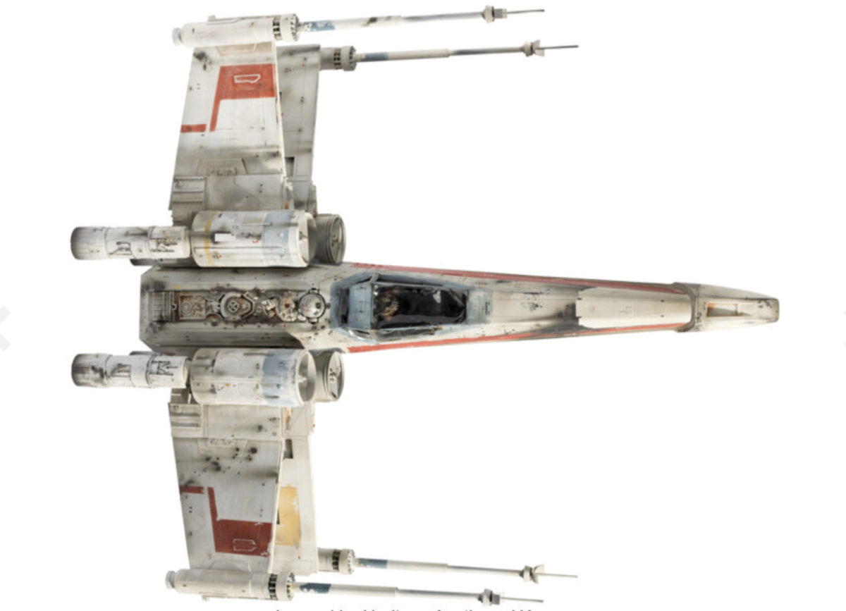 Original Star Wars X-Wing Fighter Model Among Props Up for Auction