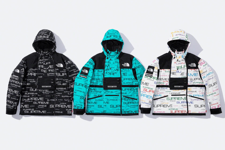 The Supreme x The North Face Steep Tech jackets. - Credit: Courtesy of Supreme