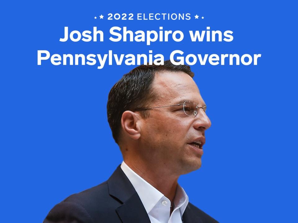 2022 Elections Josh Shapiro wins Pennsylvania Governor