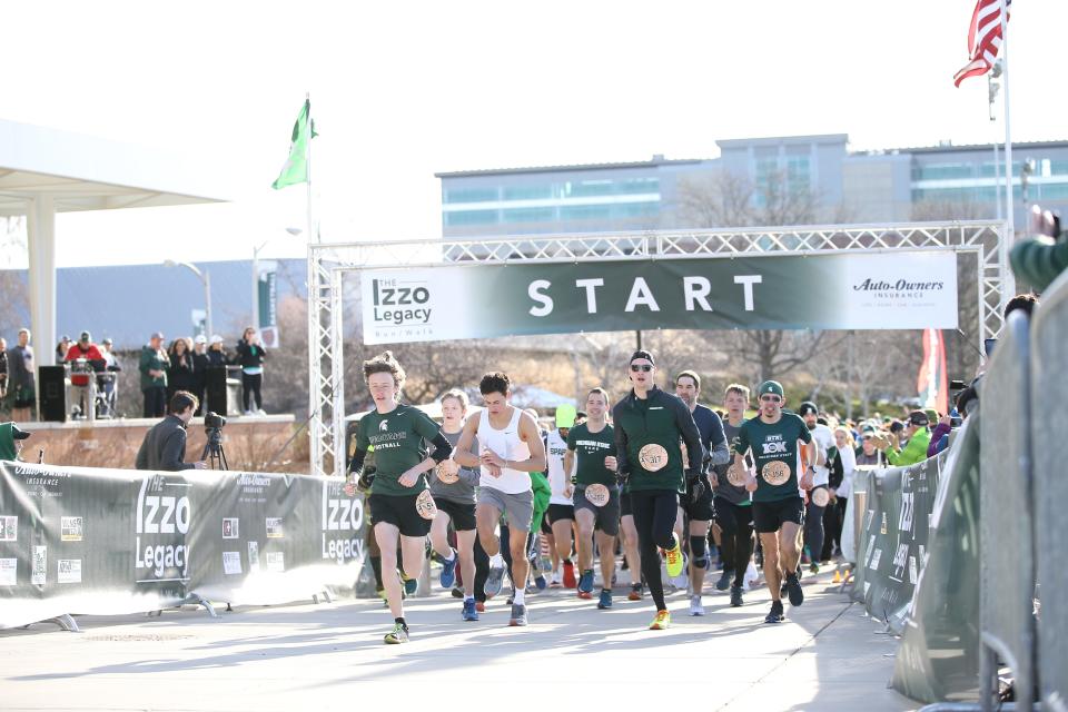 The fifth Izzo Legacy 5K race will be held April 20 before the MSU football "Spring Showcase" event.
