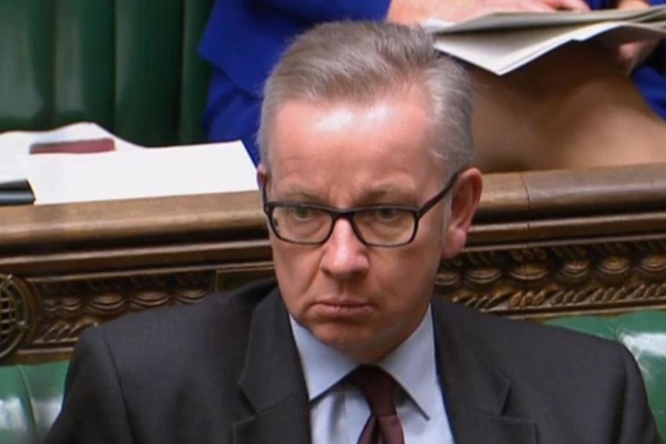 Environment Secretary Michael Gove questioned why Ms Smith's request had been denied (Parliament TV)