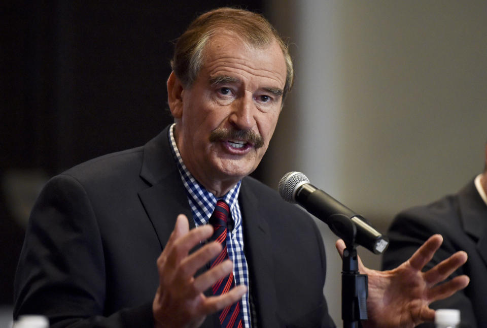 Image: Former Mexican President Vicente Fox (Yuri Cortez / AFP - Getty Images file)