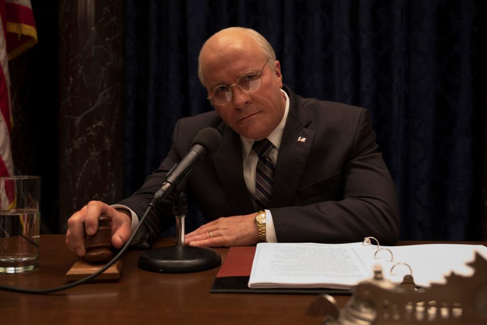 In character: Christian Bale as Dick Cheney